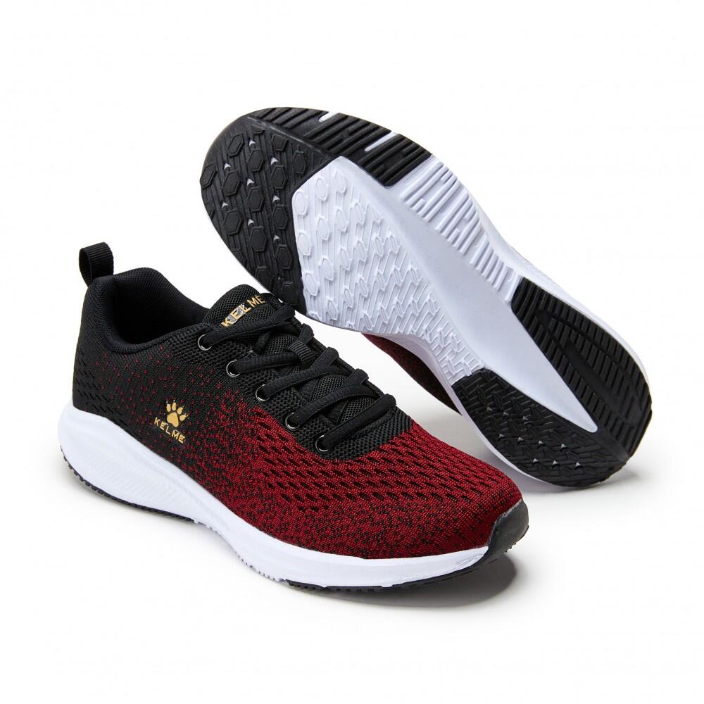 Zapatillas Running Kelme K-walking Unisex En Color Negro Y Burdeos 5/5
