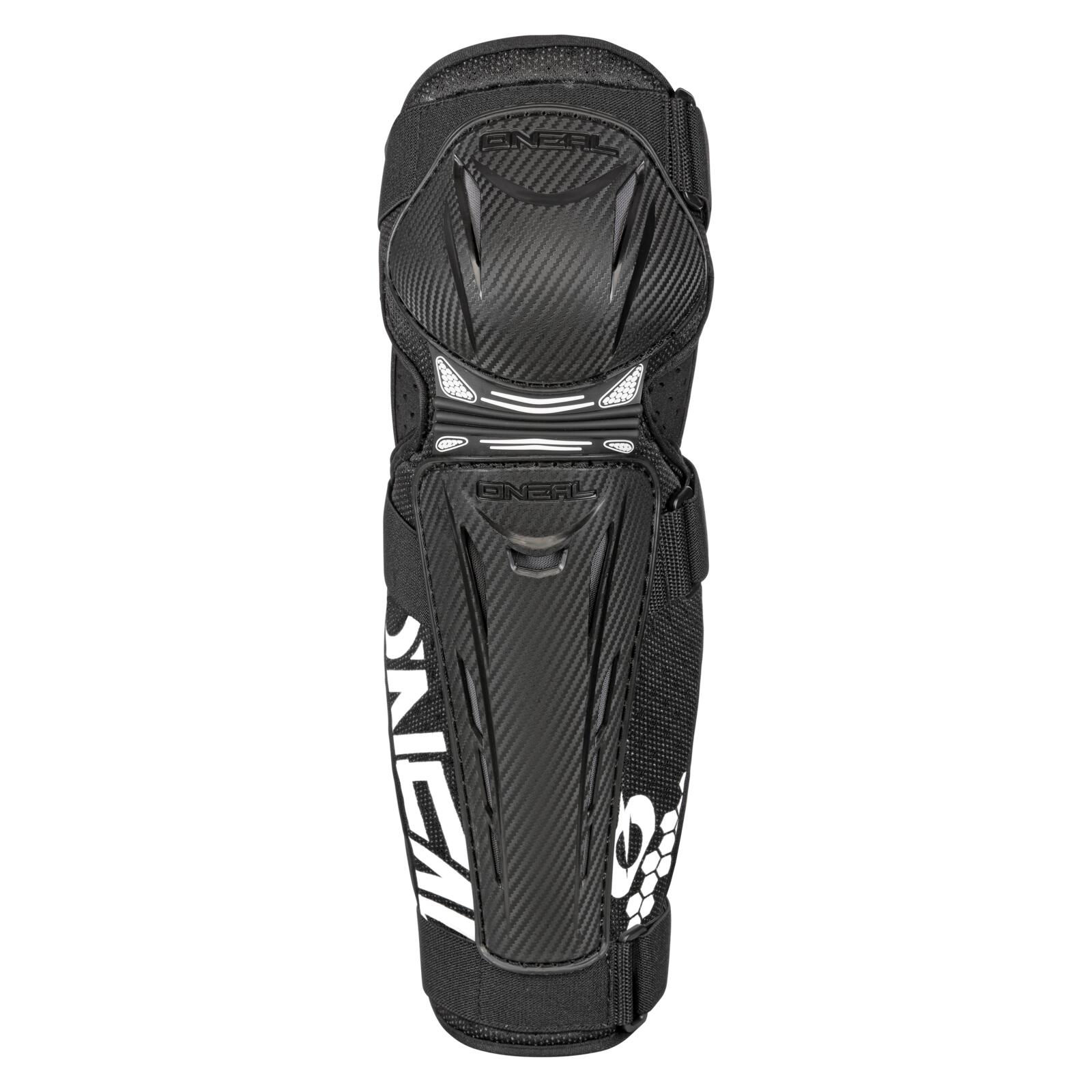 Trail FR Carbon Look - Knie-/scheenbeschermer - Zwart/wit 5/5