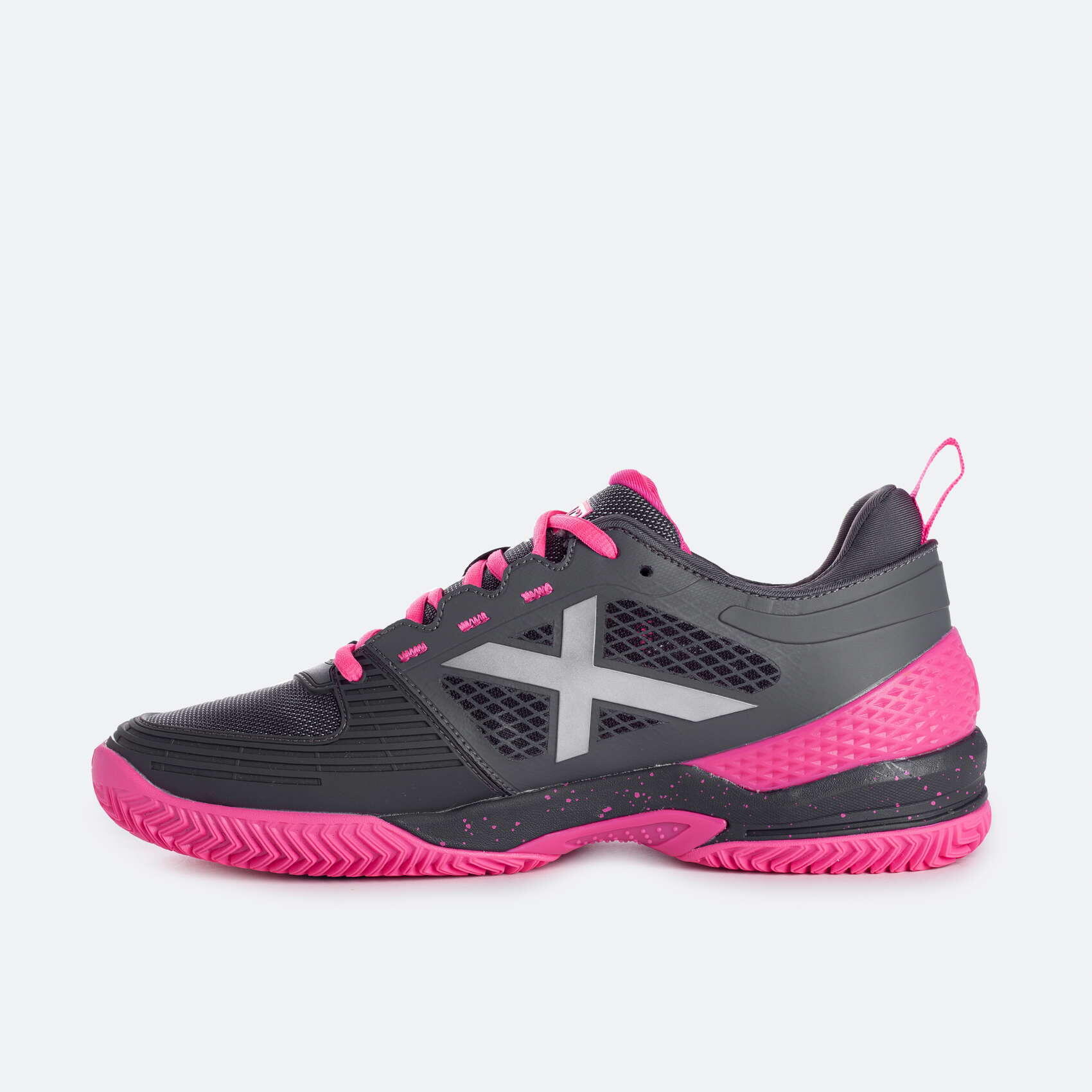 Calçado de padel Mulher MUNICH ATOMIK 16. Preto/rosa 3/5