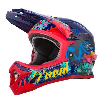 Sonus youth rex - kid fullface helm - multicolour