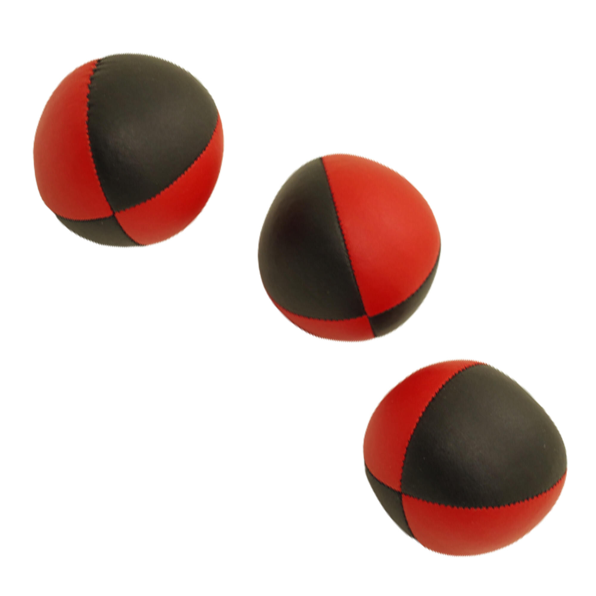 Set de jonglage pour Enfants et Adultes poufs avec Sac de Transport speevers XBalls Balle de jonglages pour débutants et Professionnels Lot de 3-15 Couleurs Disponibles Noir Blanc, 120g 