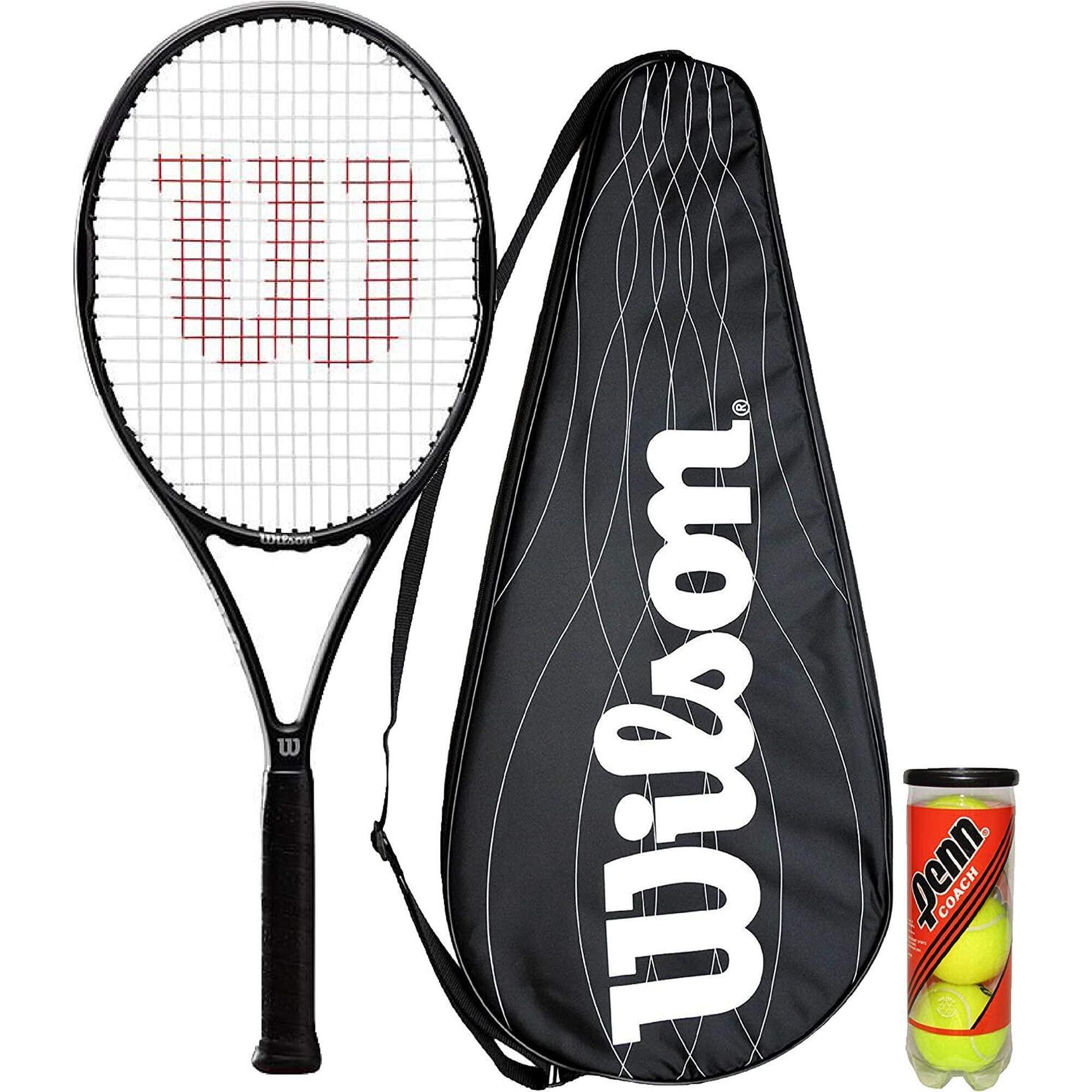 Wilson Pro Staff Precision BLX 100 Tennis Racket + Cover & 3 Balls 1/1