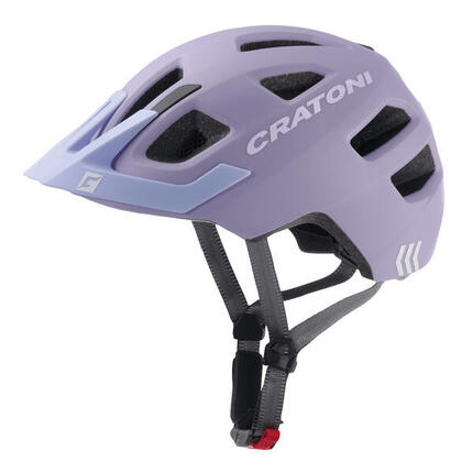 Kask rowerowy Maxster Pro Kid fioletowy matowy