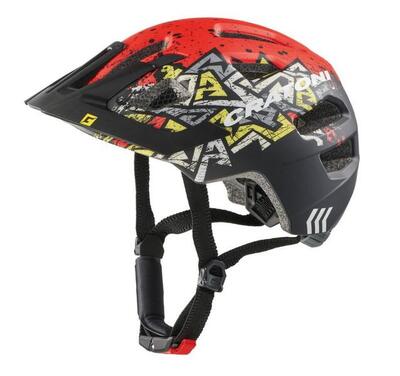 Fahrradhelm Maxster Pro Kid wild/rot matt