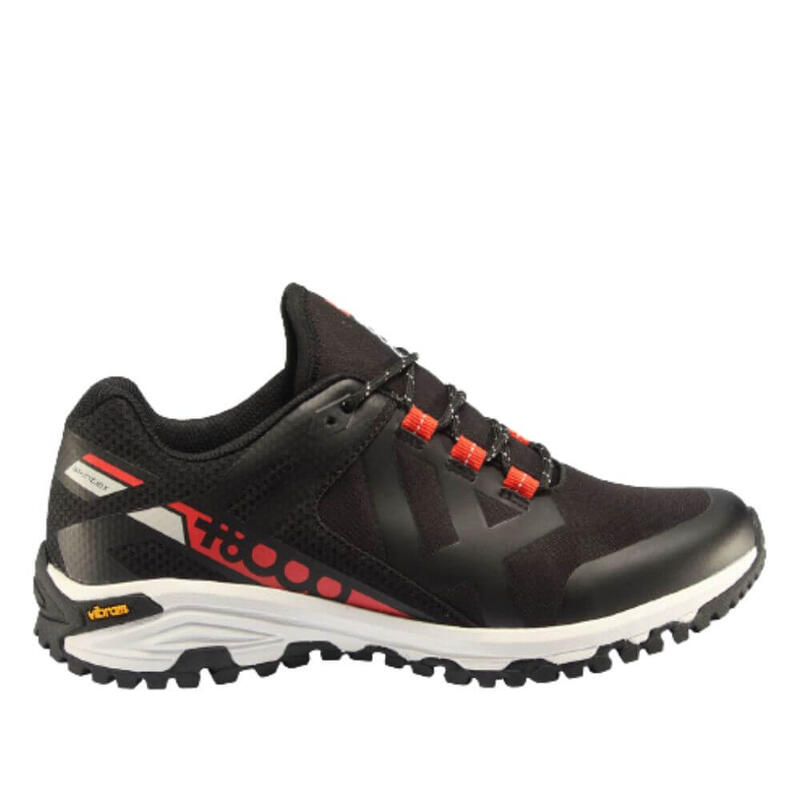 Calçado de Trail Running para Homem +8000 TIGAN 23V. Preto/Laranja