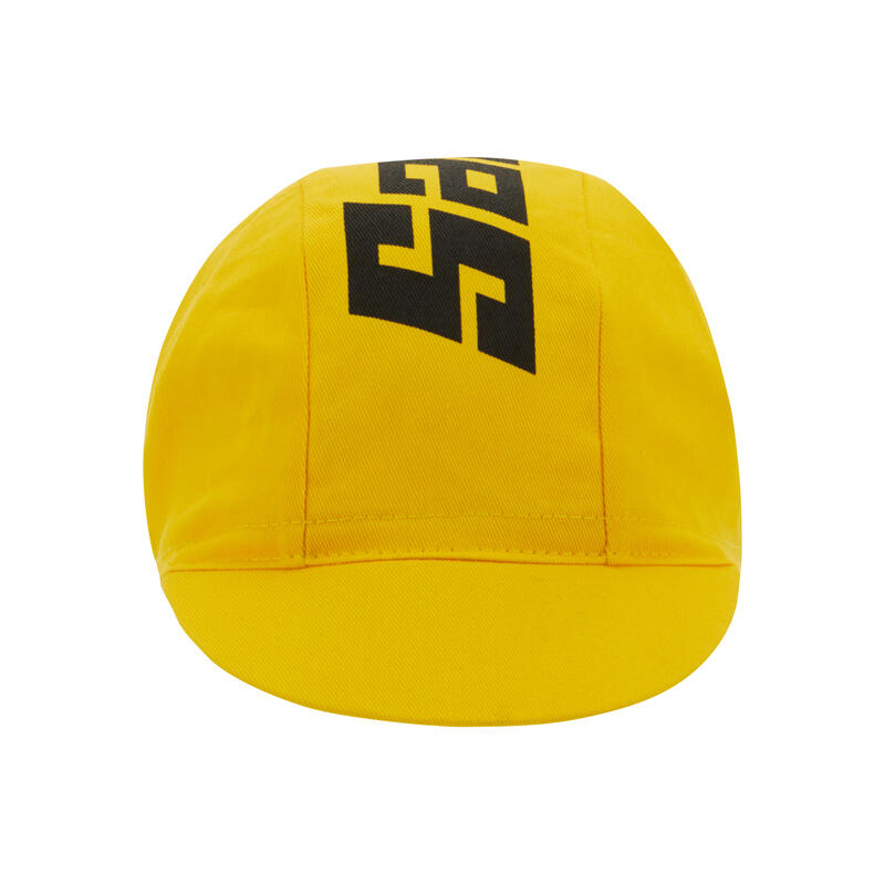 Chapéu de ciclismo santini de frança amarelo t. único
