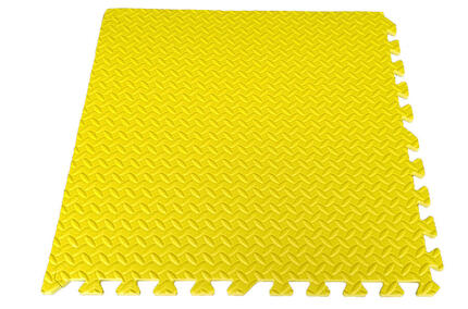 Puzzle Mat Play Floor/Fitness/Baby Gym | 1,2 cm | Jaune