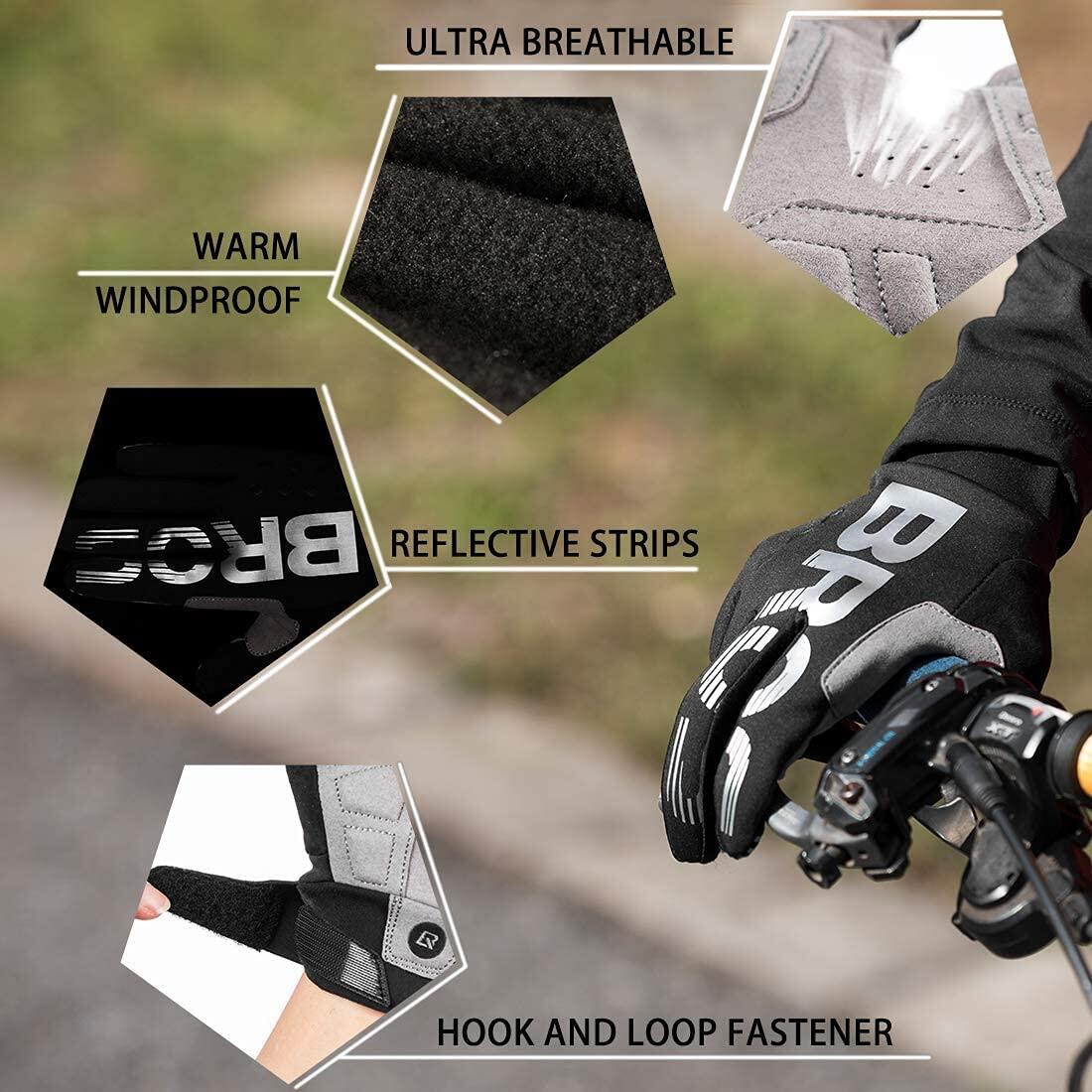 Ademende Tactiele Fietshandschoenen S209 4/6