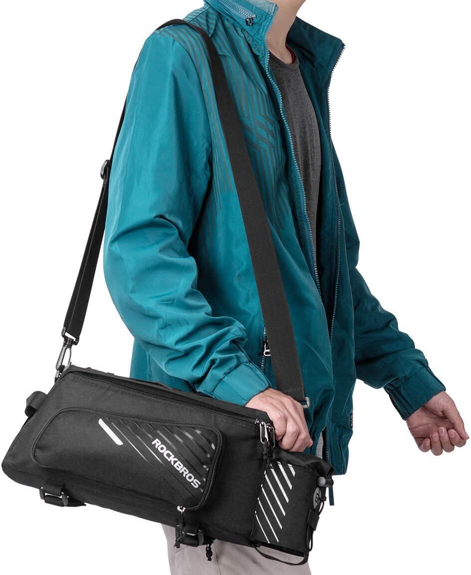 Bolsa traseira expansível impermeável A9 para bicicleta 3/5