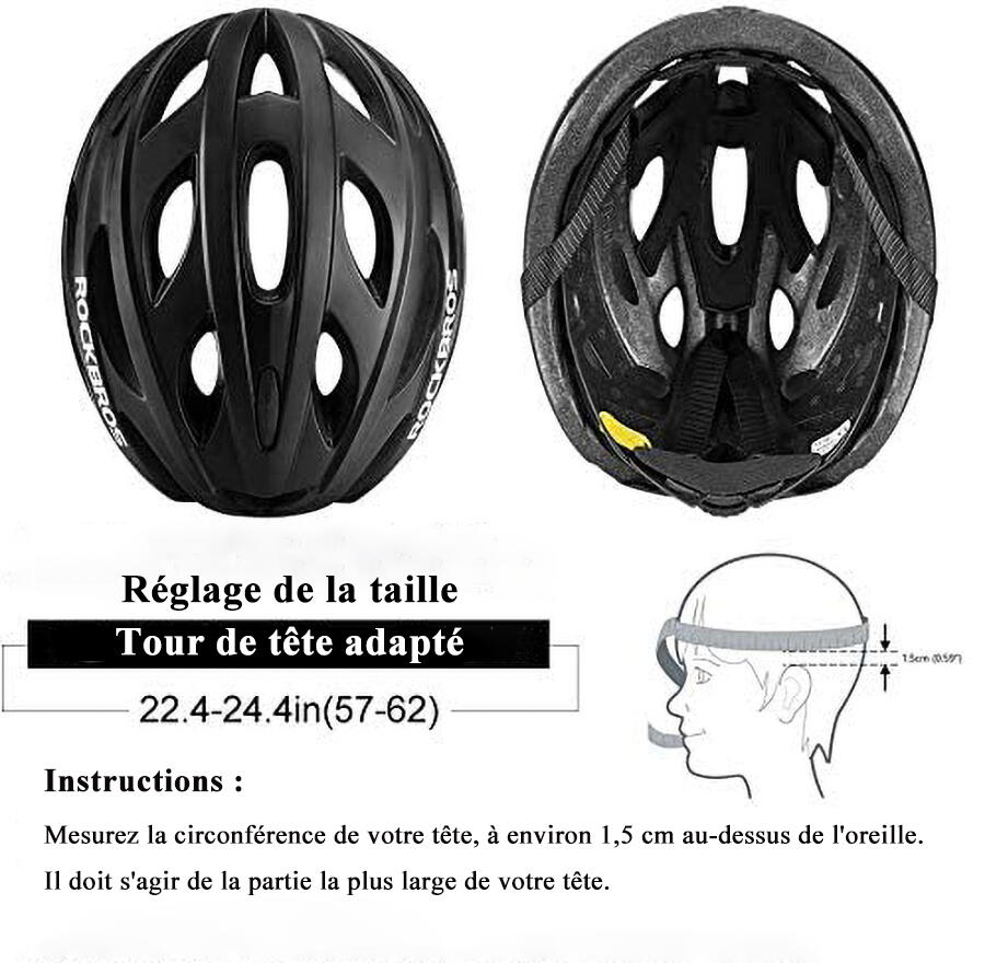 Casque vtt vélo visière et lunette amovible 4/6
