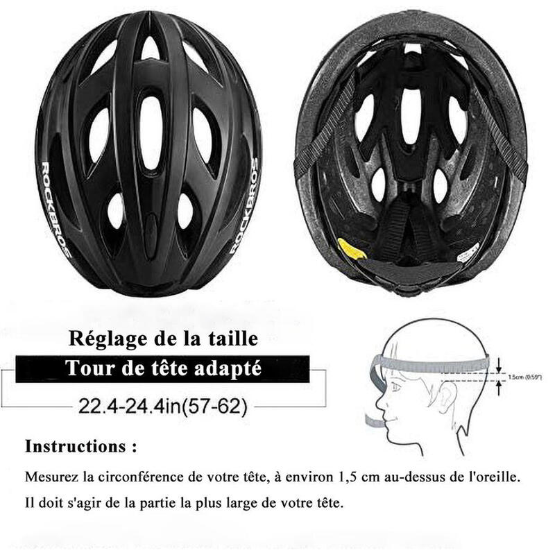 Casque vtt vélo visière et lunette amovible