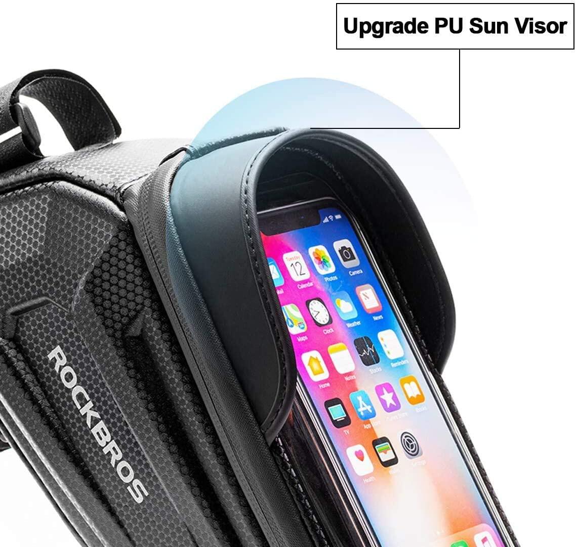 Waterdichte FietsTelefoonhouder met Touchscreen voor Smartphones tot 6,8 inch 3/6