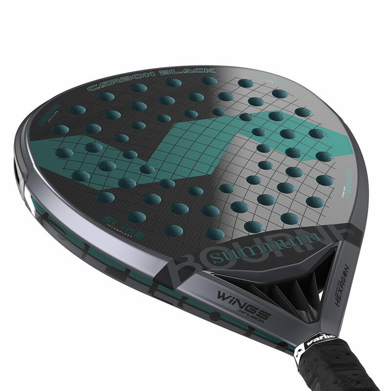 Padel racket Varlion Bourne Summum Carbon Black