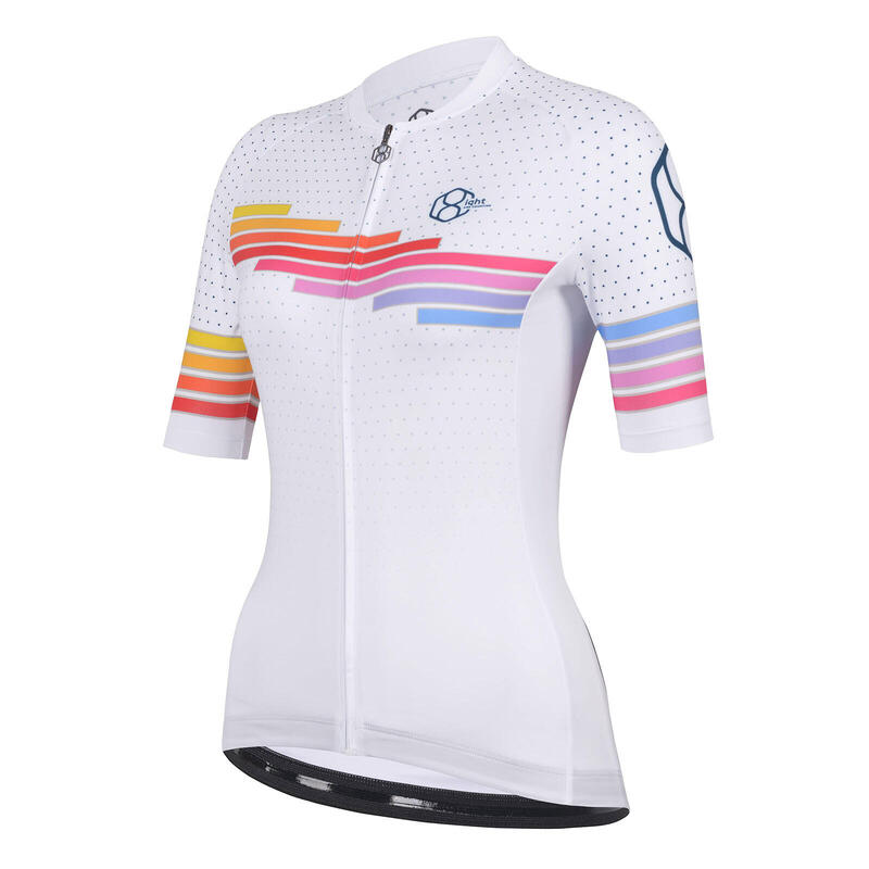 Maillot cycliste manches coutres été pour femmes 8andCounting