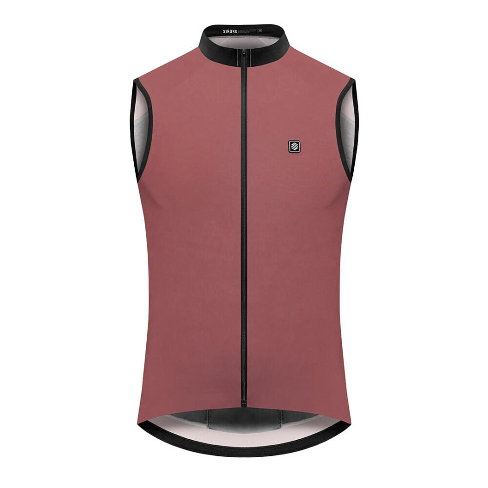 Gilet antivento ciclismo donna V1-W Sundust rosso rame