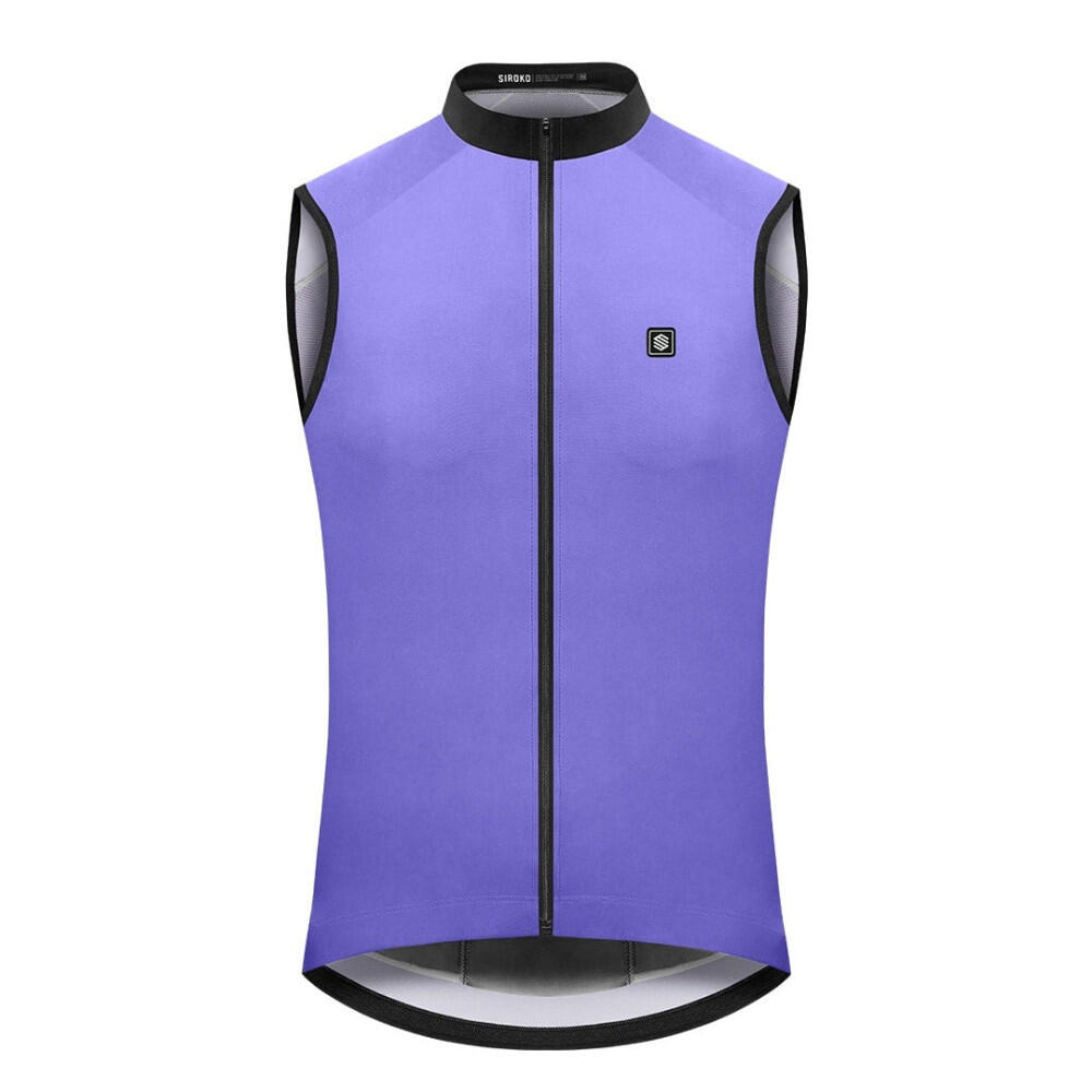 SIROKO Chaleco cortavientos ciclismo hombre V1 Firenze SIROKO Violeta