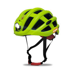 Casque de vélo avec lumières USB rechargeable