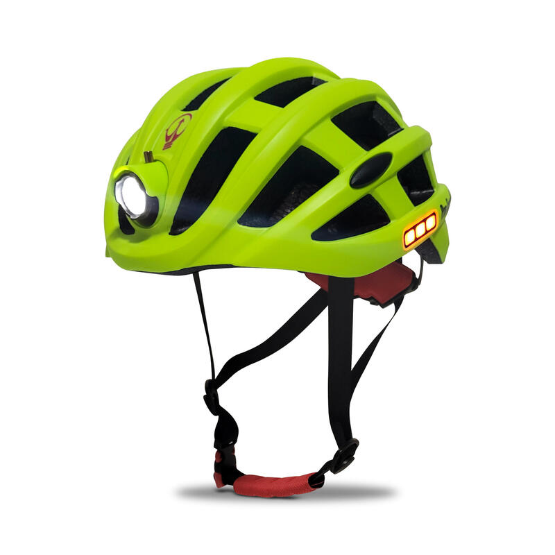 Casque de vélo avec lumières USB rechargeable