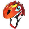 Casque vélo enfants - Casque enfant Dino XS orange/rouge