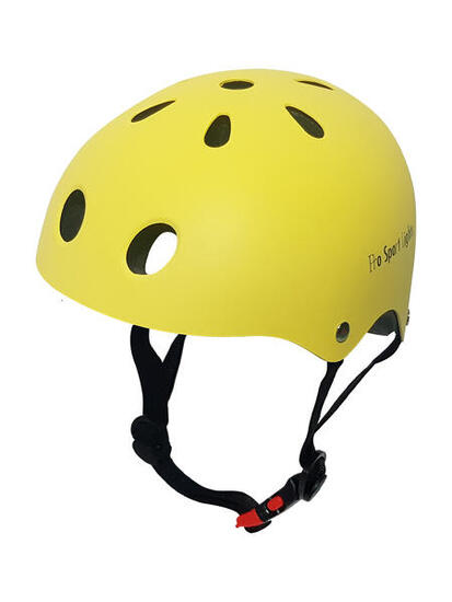 Casque de cyclisme pour enfants - Jaune Mat