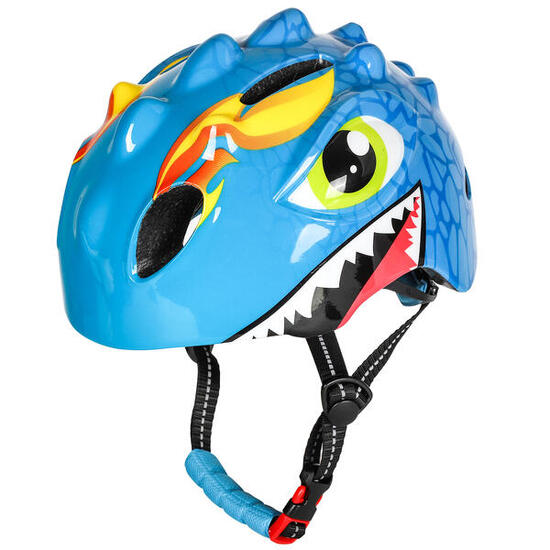 Fahrradhelm Kinder - Kinderhelm Dino XS orange/rot
