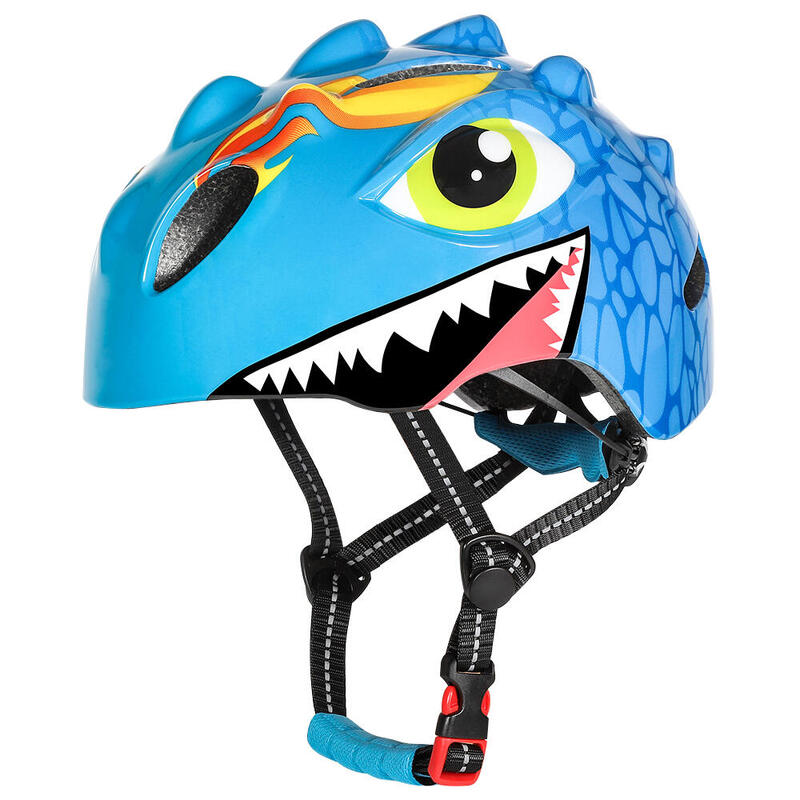 Casque vélo enfants - Casque enfant Dino XS bleu claire