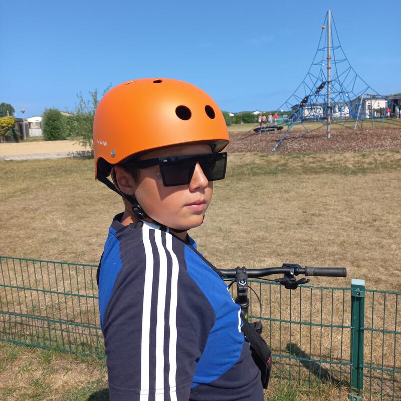 Casque de cyclisme pour enfants - Orange