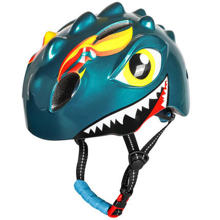 Fahrradhelm Kinder - Kinderhelm Dino XS orange/rot