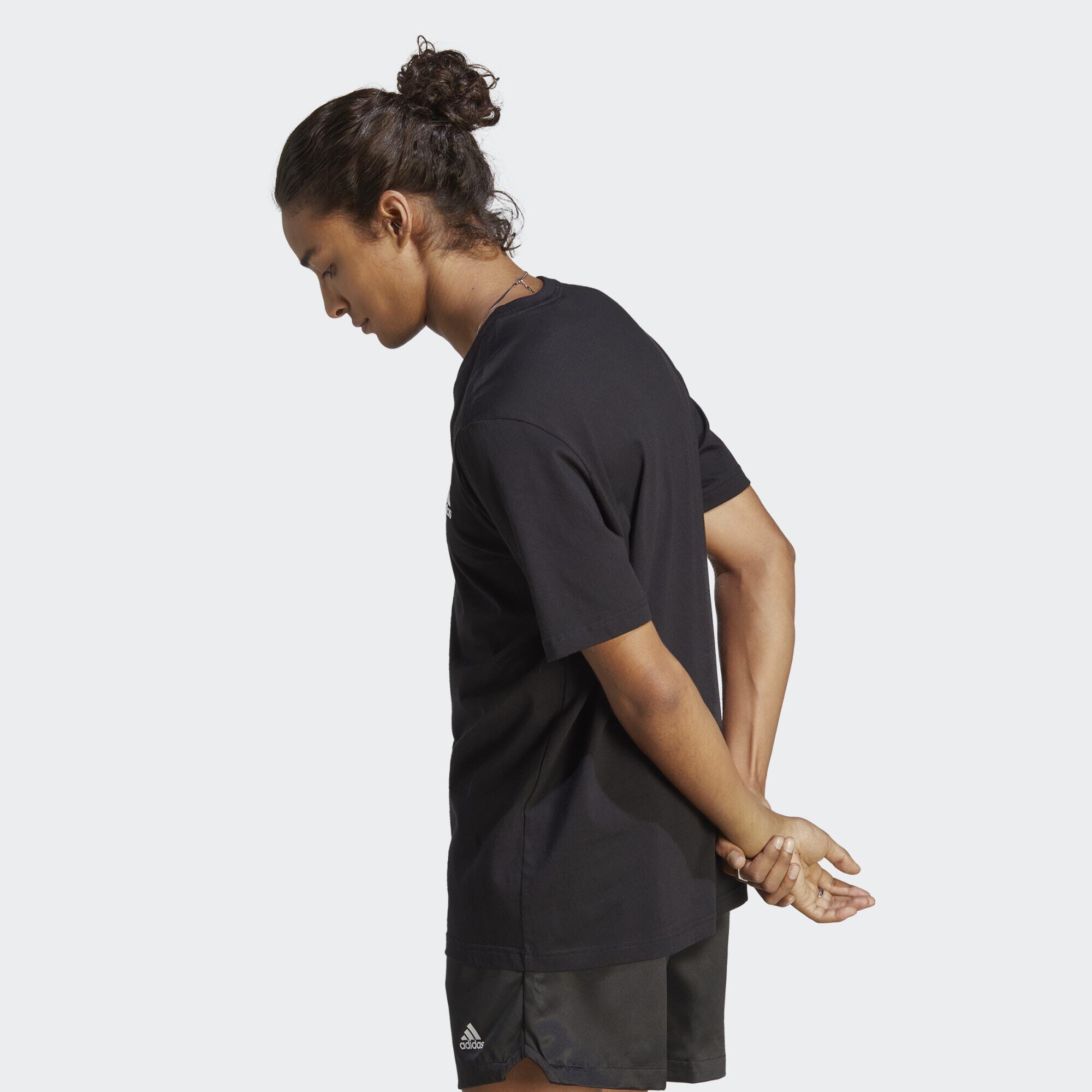 T-shirt jersey petit logo brodé Essentials 3/7