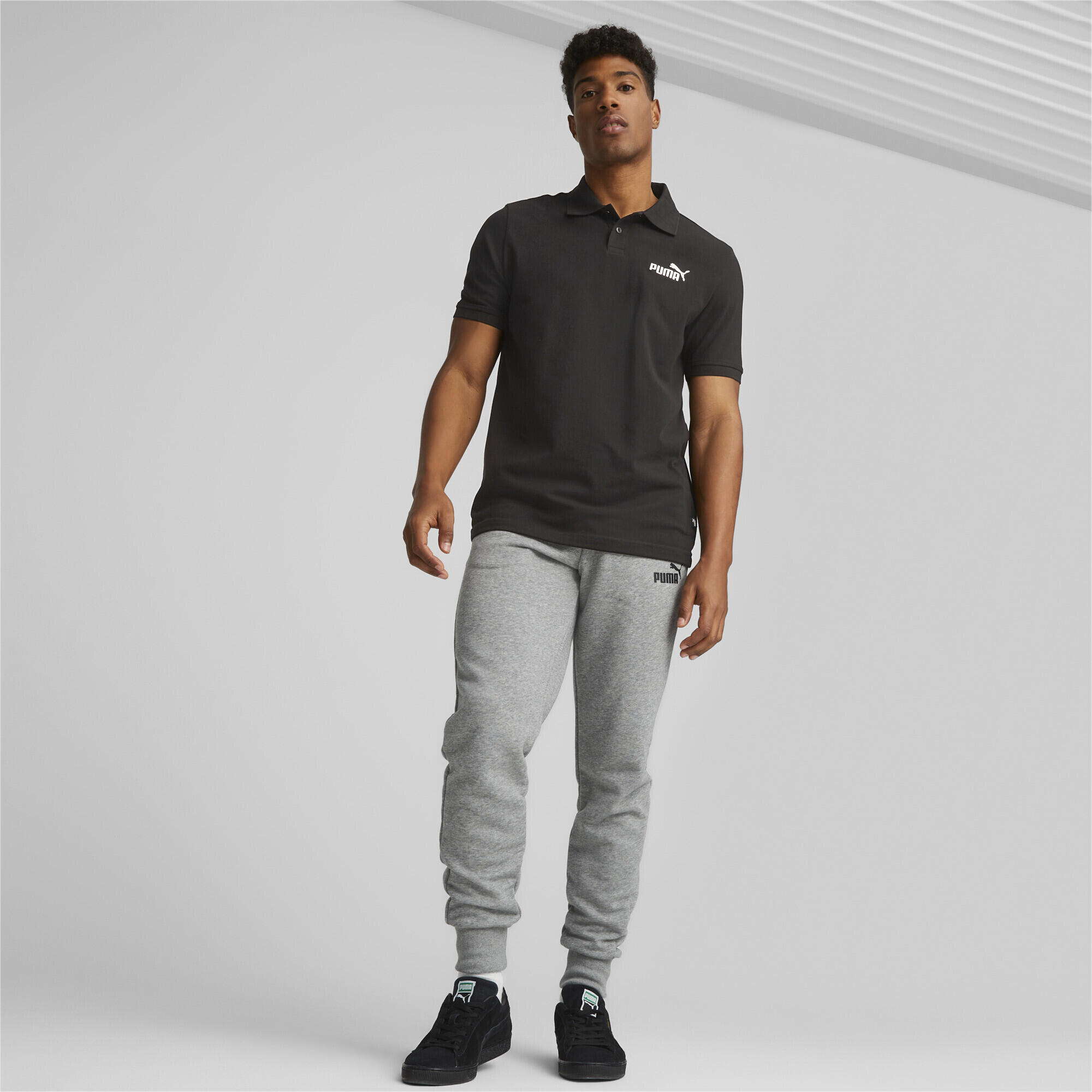 Polo Essentials Pique da uomo PUMA Black 5/7
