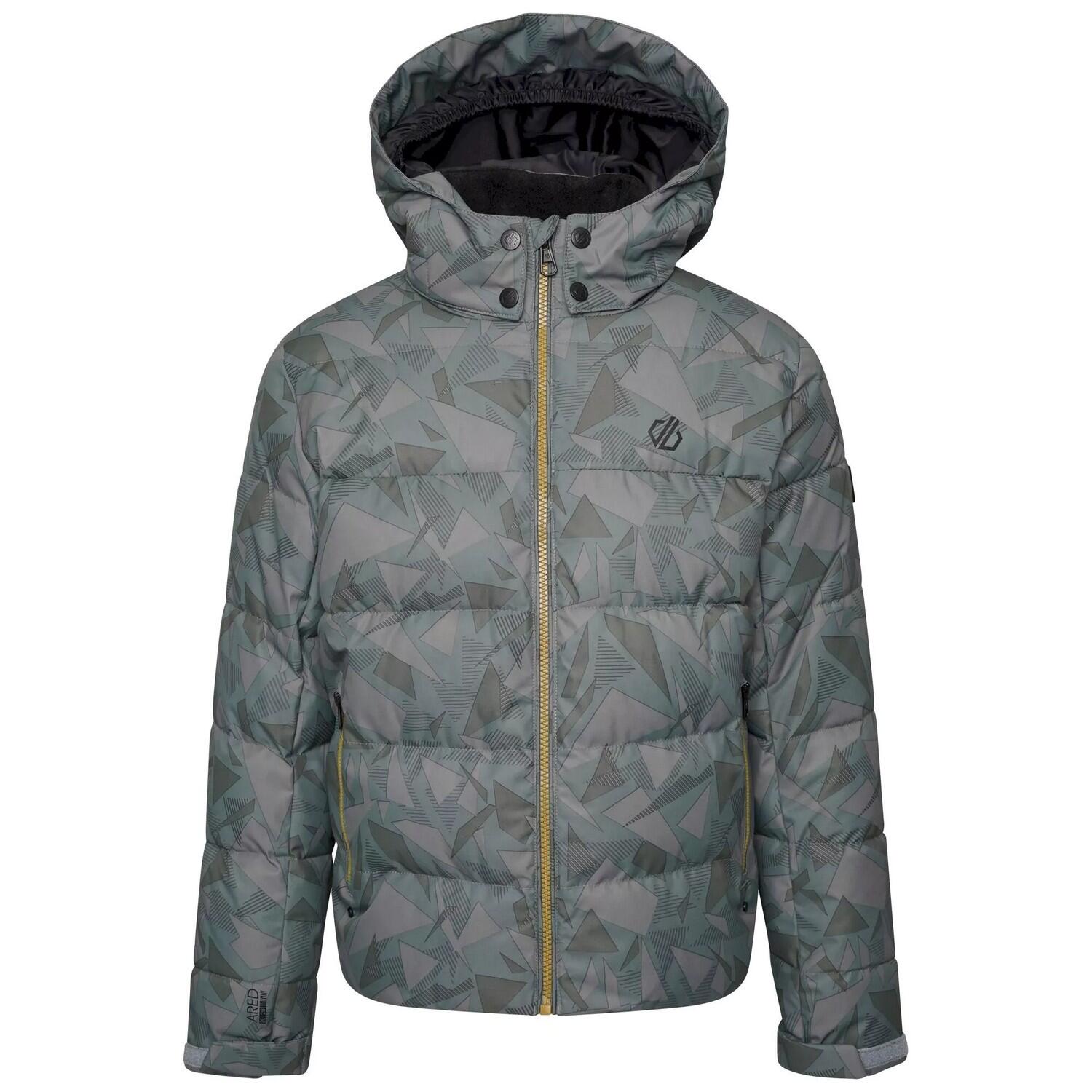 Boys All About Geometric Ski Jacket (Duck Green) 1/5