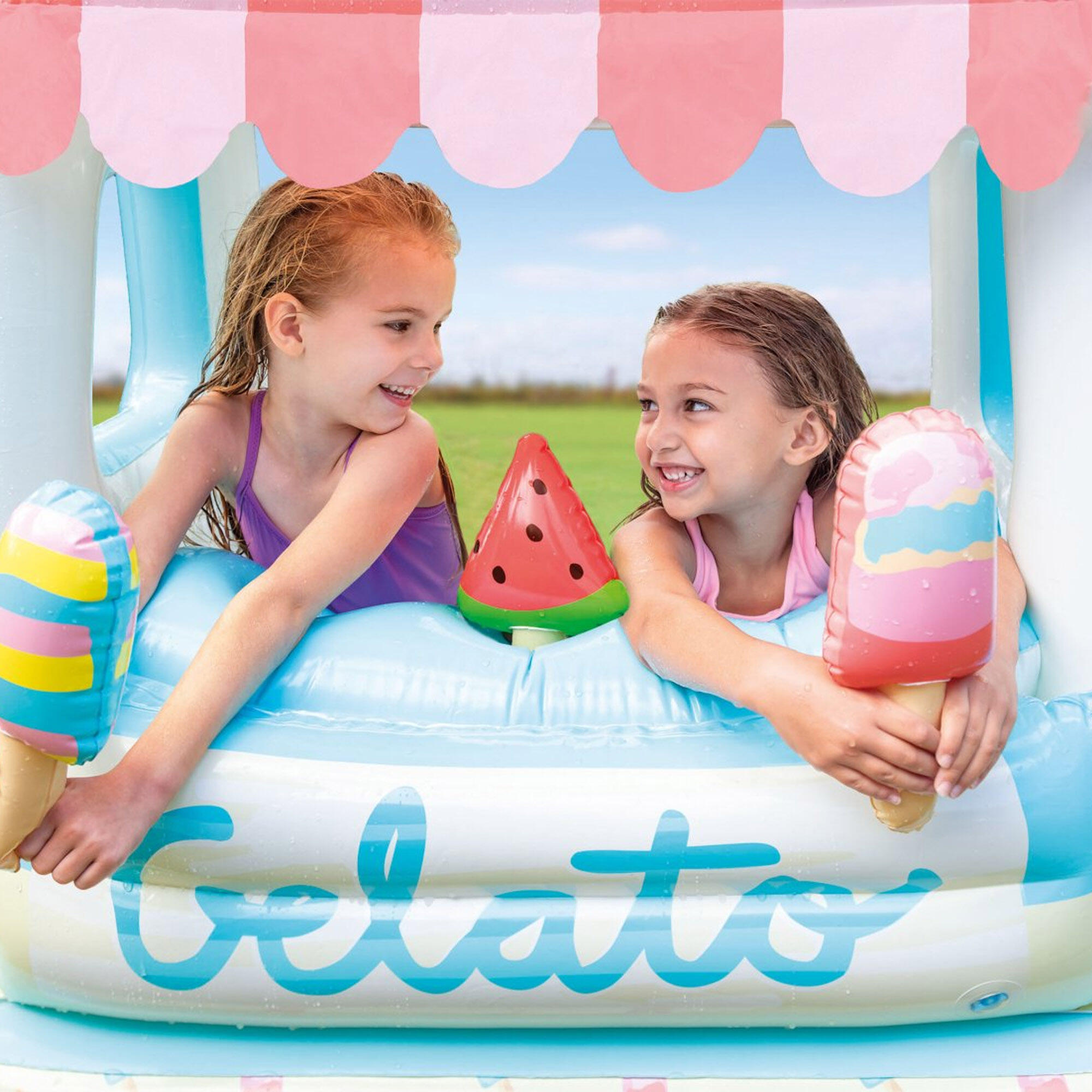 Centro de juegos Intex heladería hinchable con 3 helados 5/6