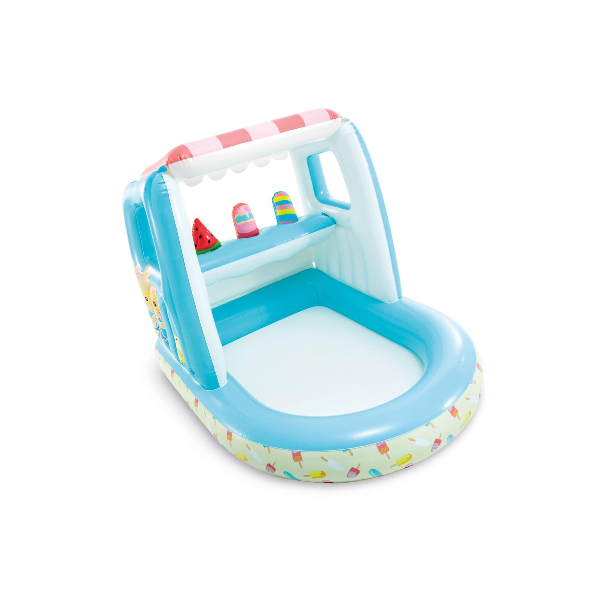 Centro de juegos Intex heladería hinchable con 3 helados 2/6