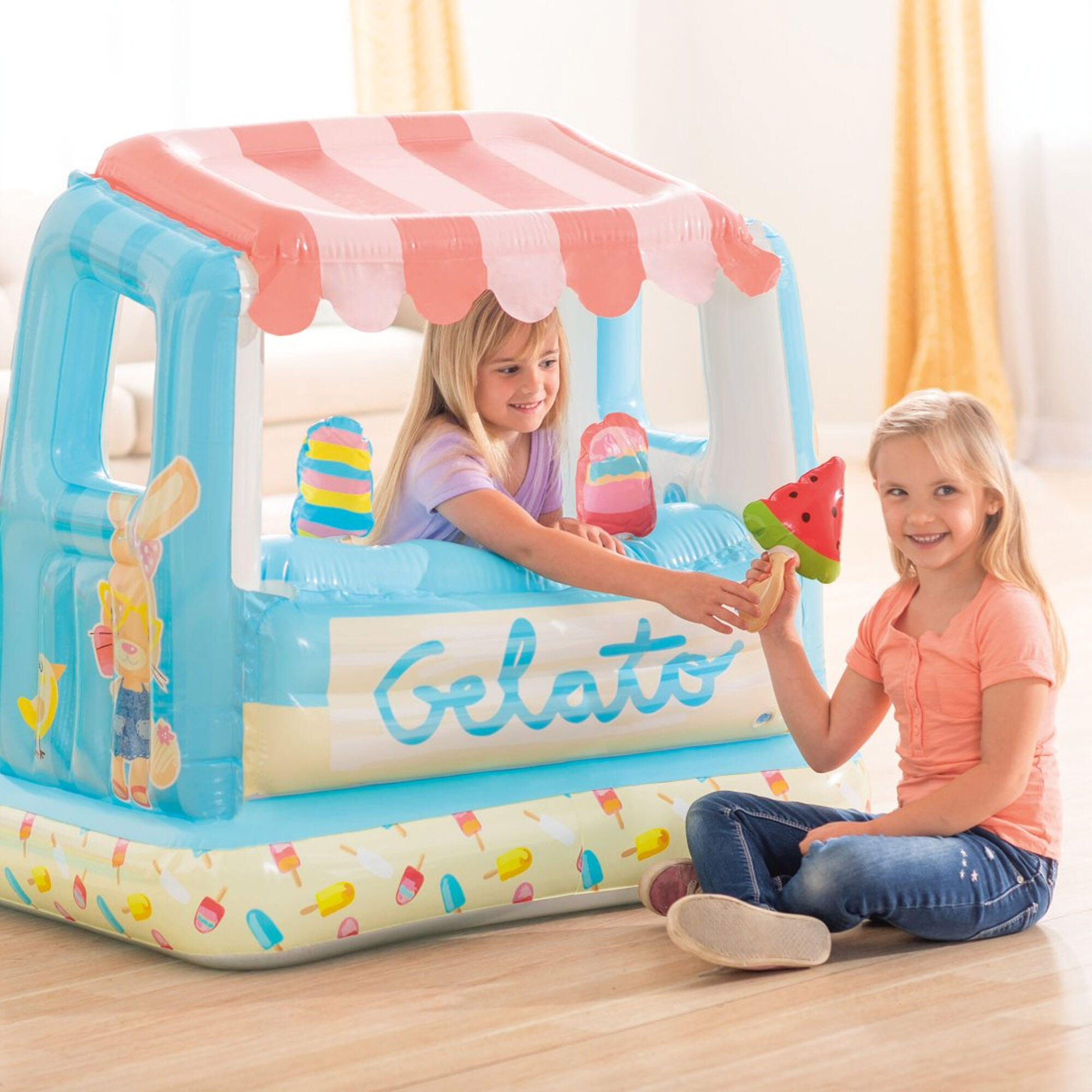 Centro de juegos Intex heladería hinchable con 3 helados 4/6