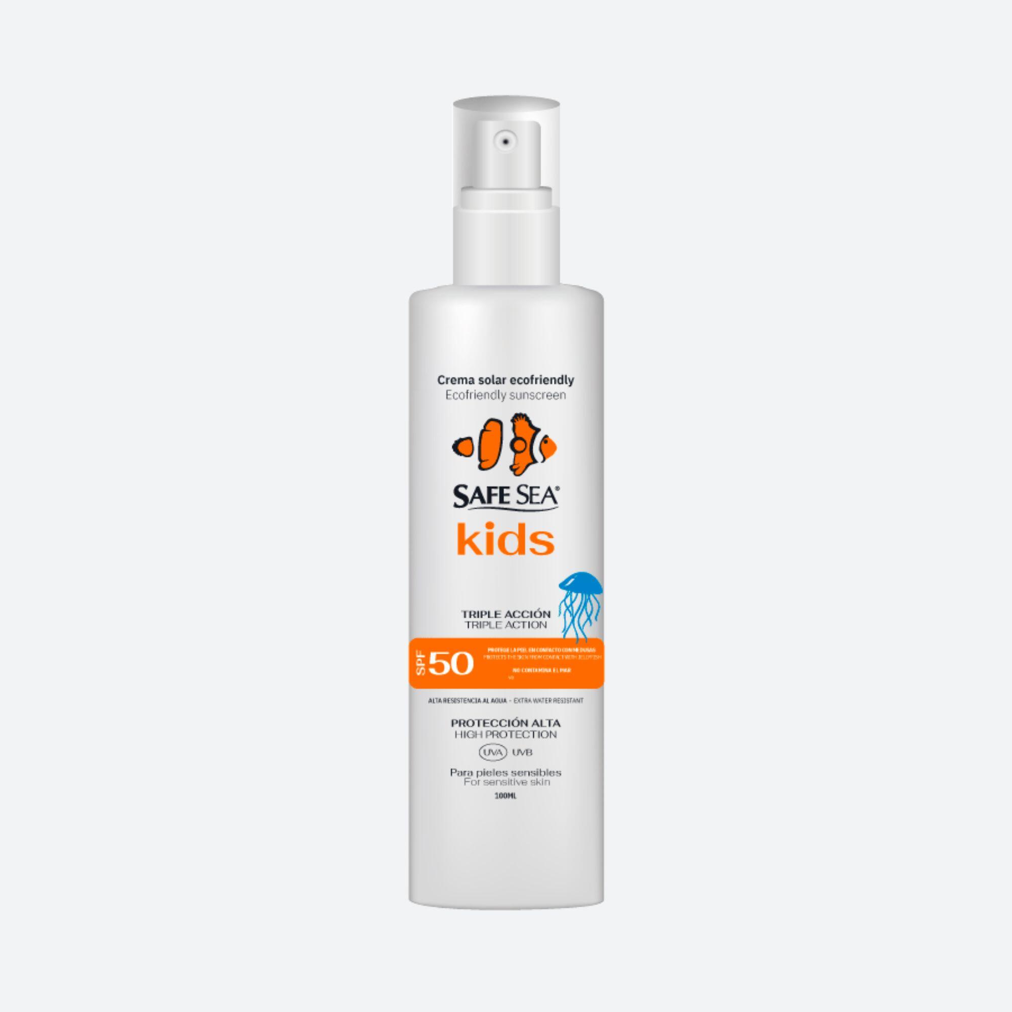 SAFE SEA Spray Solar Niños Protección Medusas SPF 50 100ml