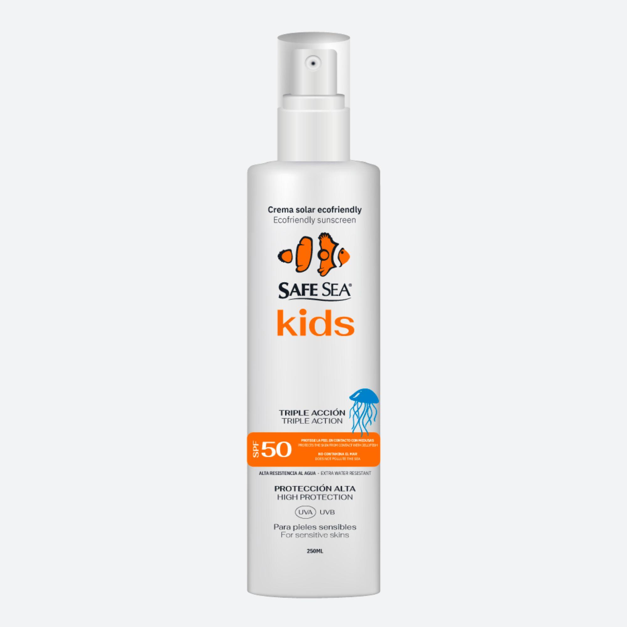 SAFE SEA Spray Solar Niños Protección Medusas SPF 50  250ml