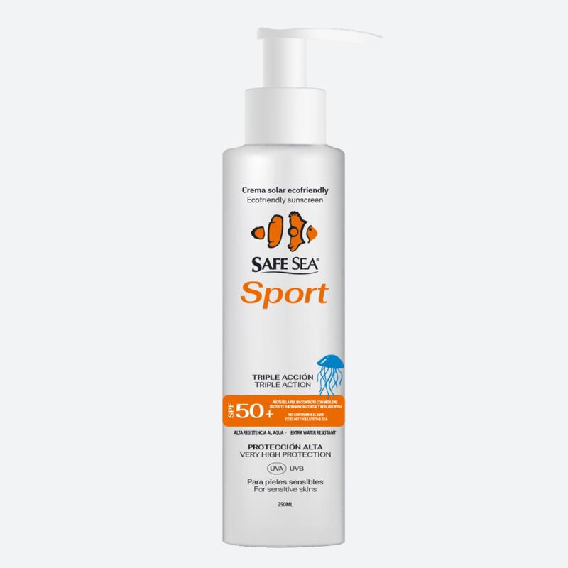Crema Solar Corporal y Facial para Deportistas SPF 50 Plus