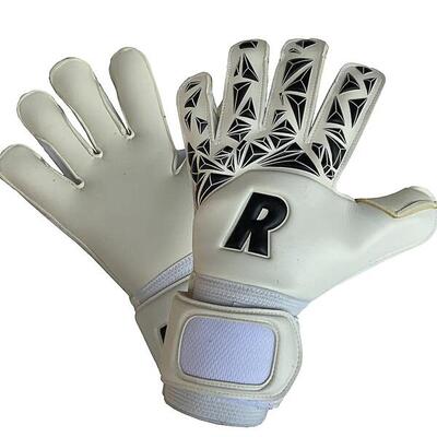 Real classico pro keepershandschoenen kinderen - wit/zwart - maat 7,5