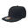 Lot de 2 casquettes visière plate Adulte (Noir)