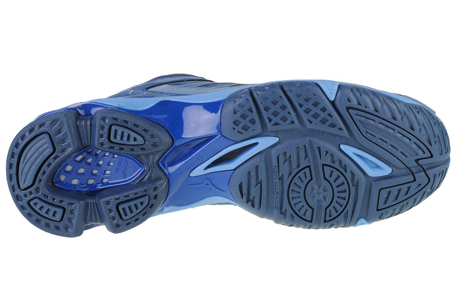 Baskets Mizuno Wave Voltage 2 Mugen, Bleu, Unisexe 4/4