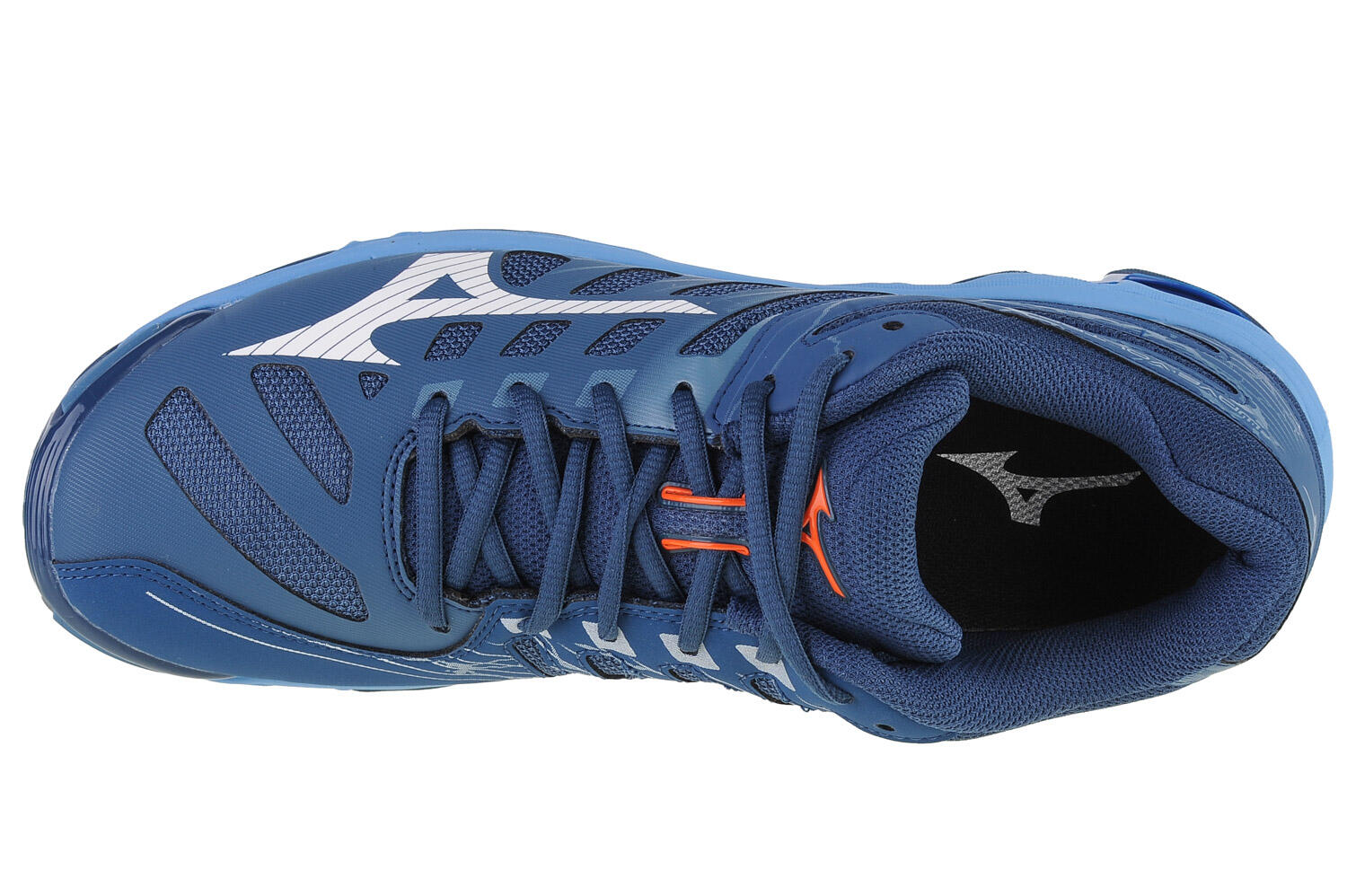 Baskets Mizuno Wave Voltage 2 Mugen, Bleu, Unisexe 3/4