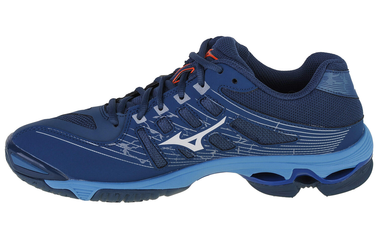 Baskets Mizuno Wave Voltage 2 Mugen, Bleu, Unisexe 2/4