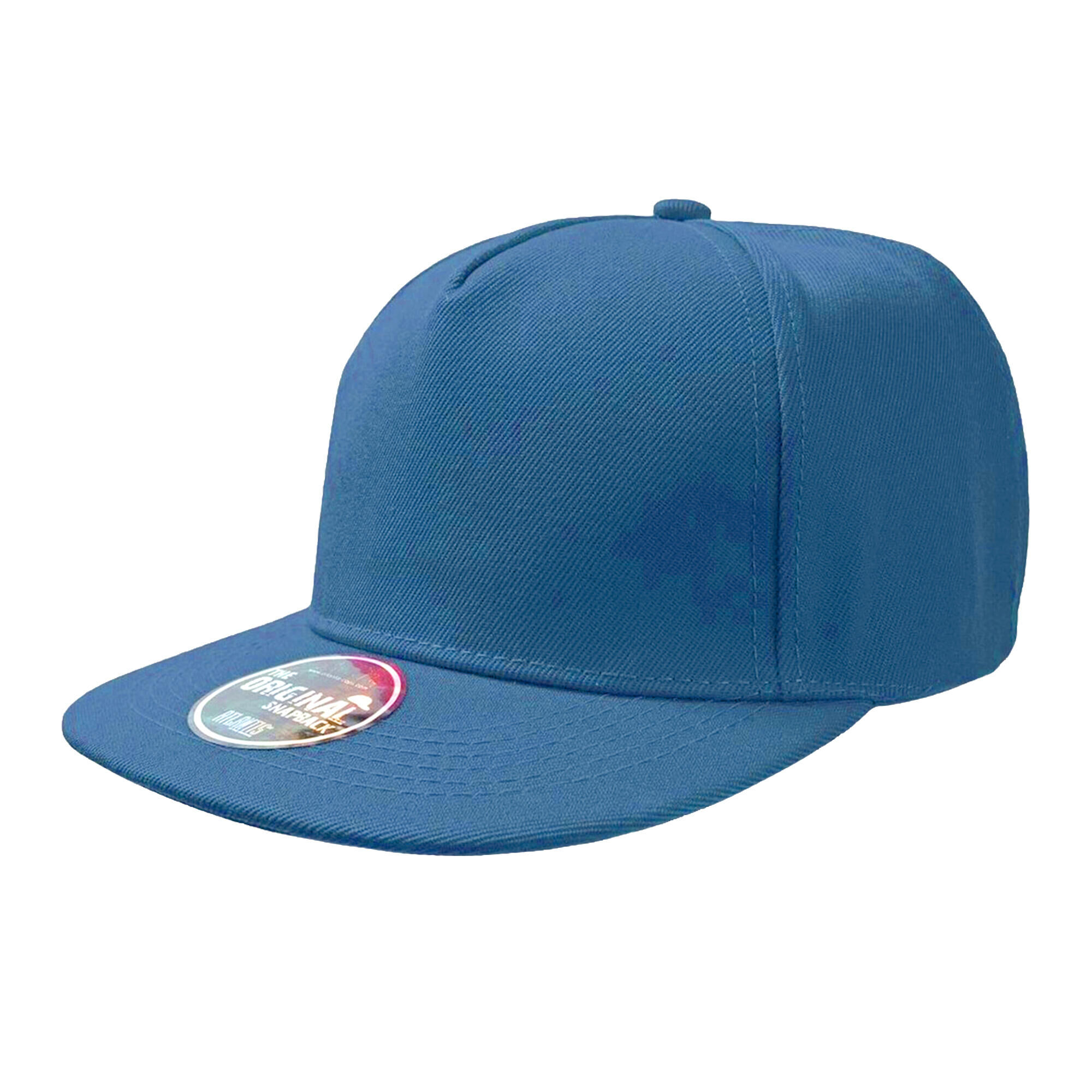 ATLANTIS Flat Visor 5 Panel Cap (Pack of 2) (Royal)