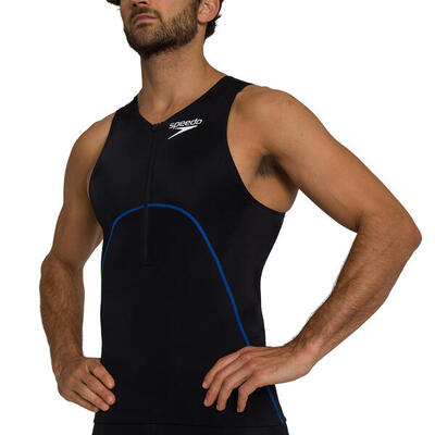 Speedo Proton Singlet Neopren Herren M Schwarz/Blau