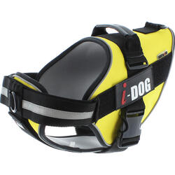 Harnais NeoCITY I-DOG  Coloris Jaune et Gris