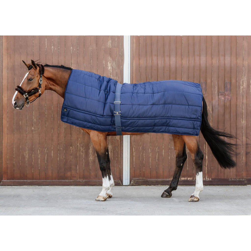 Horse Duvet Navy 300 gram