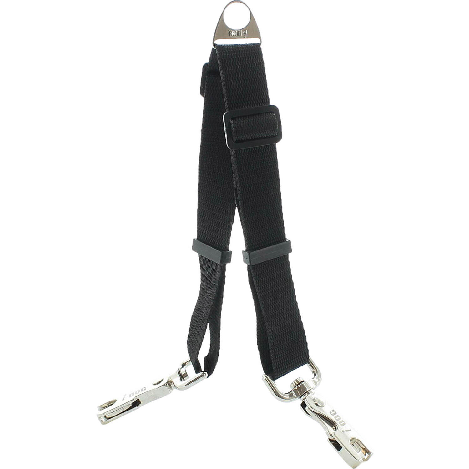 I-dog - Accouple Style Réglable 2 Chiens + Système Traction - Coloris Noir - Laisse - Noir - 33 Cm - Decathlon