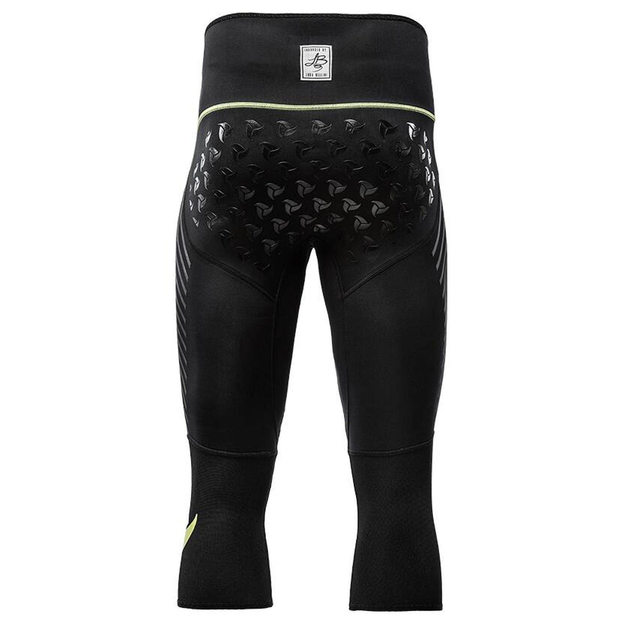 Pantalón de Neopreno de 2mm 3/4 para piragüismo, Kayak y SUP - Negro