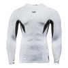 Camiseta Rashguard de compresión anti-UV para piragüismo, kayak y SUP - Blanca