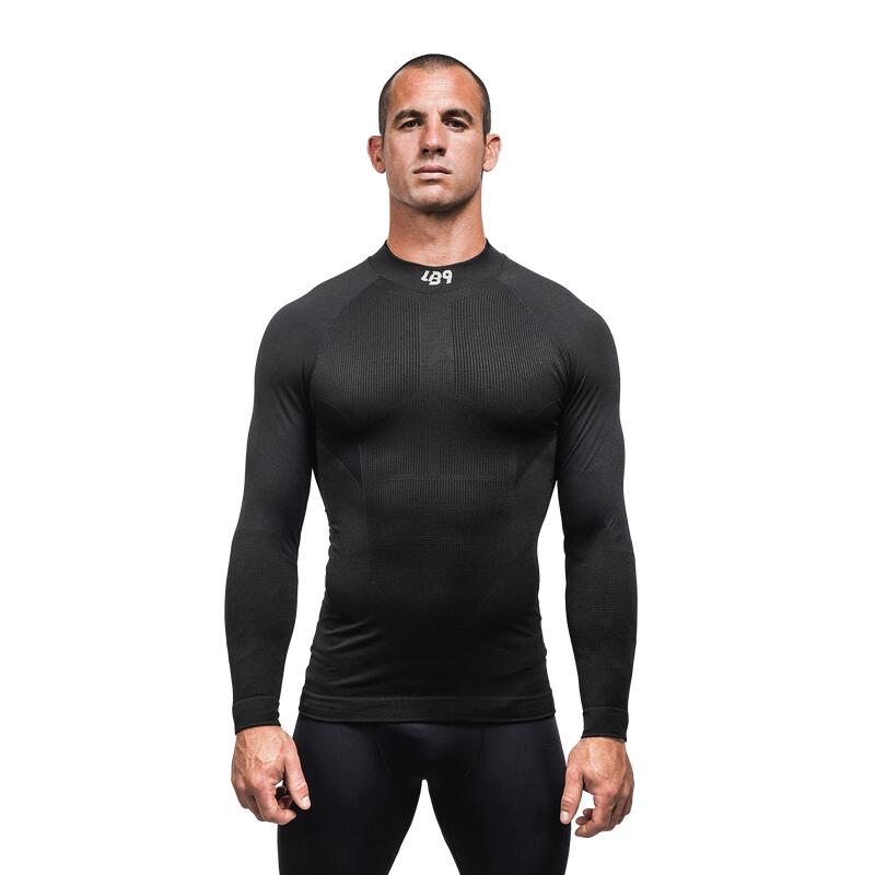 Camiseta térmica THERM-IX Baselayer para deportes de invierno - Negro